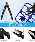 Wire cutters from Deburring Tool Set for 3D Printing and Metal Work with 10 High Speed Steel Blades, Micro Cutter Tweezers.