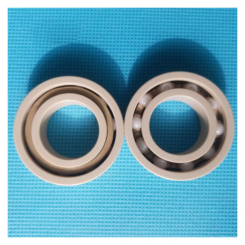 Precision Ceramic Ball Bearings Set Rust Proof High Heat Resistant Slick Smooth Operation Built Like A Truck Zero Drama For Heavy Loads Includes 100 Pieces In Sizes 627 693 Through 699 And 7X22X7MM, featuring two ceramic ball bearings.