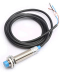 Go-To Inductive Proximity Sensor LJ12A3-4-Z BX 4mm Sensing Range NPN NO DC 6-36V 3-Wire Switch with coiled black cable