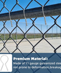 200 Pack 11 Gauge Galvanized Steel Fence Ties For One And Five Eighths Inch Posts Ez Twist Drill Chuck Tool Kit.