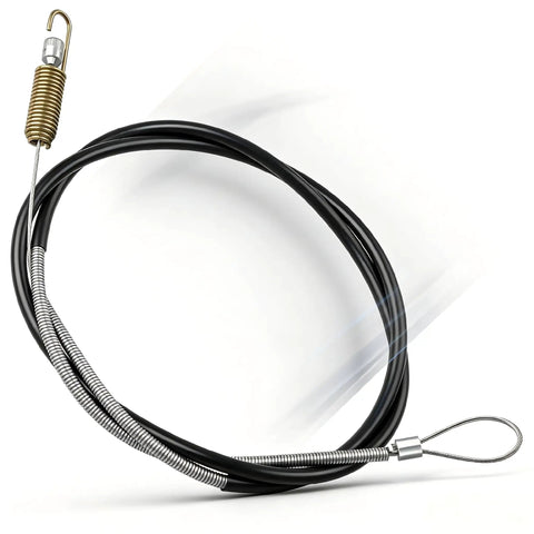 Clutch Cable For 17 Inch Rear Tine Tillers Replaces 532110675 110675X 110675 Fits Craftsman Husqvarna AYP coiled view