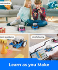 MBot Arduino Robot Kit With Scratch Coding Box For Kids Ages 8 To 12 Learn To Code With Block Based Games And Fun Projects A Hands On STEM Toy To Build Tinker And Master Creative Tech Skills. Kids use remote control, obstacle avoidance, and line following.