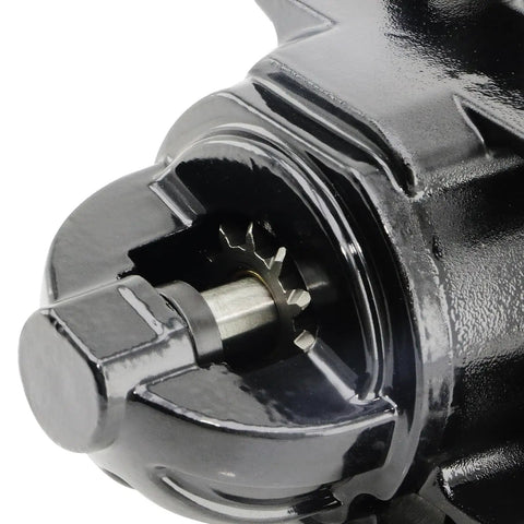 Close-up of Beefed-Up Marine Starter For 4.3L To 8.9L Boat Engines, 1.7kW High Output Replacement, OE Standard Quality, detailed gear view
