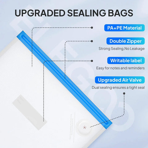 Heavy Duty Vacuum Seal Filament Storage Bags For 3D Printers With Airtight Moisture Proof Design And Two Reinforced Clips Keep Your Plastic Rolls Fresh And Make The Daily Printing Hustle A Total Breeze