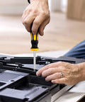 Using Magnetic Screwdriver Set With Case 43 Piece Including Slotted Phillips Hex Pozidriv Torx And Precision Drivers Magnetizer Demagnetizer