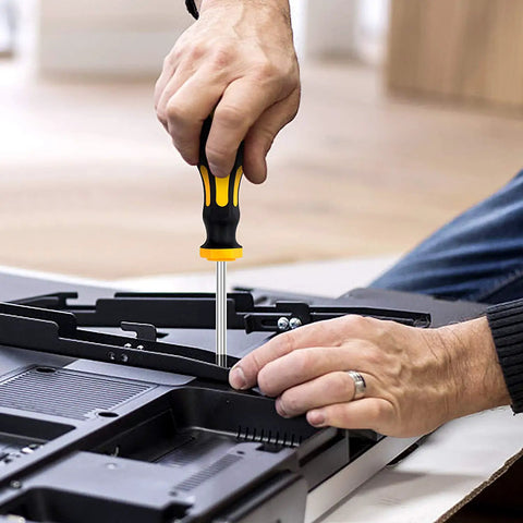 Using Magnetic Screwdriver Set With Case 43 Piece Including Slotted Phillips Hex Pozidriv Torx And Precision Drivers Magnetizer Demagnetizer