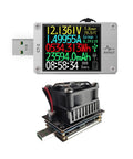 Lua Programmable USB Power Meter And USB 3.1 Tester With Digital Multimeter Current And Voltage Detector Integrated 12MB Memory