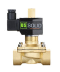 1-Inch Brass Electric Solenoid Valve 110V AC NPT Normally Open for Air Gas Water Non Potable With Viton Seal Built-To-Last