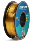 Silk Gold PLA Filament 1Kg Spool 1.75mm High Detail Dimensional Accuracy 0.03mm Smooth Glossy Silk Finish For 3D Printing