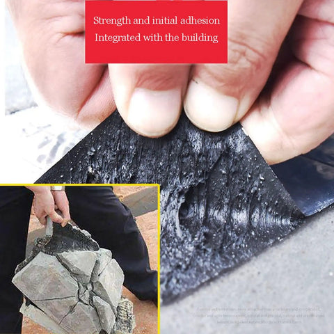 Heavy Duty Waterproof Roof Tape To Seal Those Stubborn Leaks Quick Asphalt And Foil Backed Flashing Roll in hand for leak sealing.