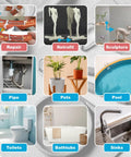 Image collage showing different uses for One Pound White Epoxy Putty Sculpt Clay Two Part A And B, including repair, retrofit, and sculpture.