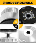 Drive Clutch For TXT And RXV Golf Carts 2010 And Up beefed up heavy duty replacement part, four product detail views