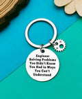 Engineering Student Keychain Gift For Engineers And Builders Mechanical Theme Construction Nerds Graduation Teacher Appreciation