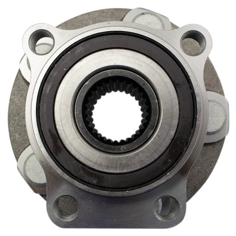 Front view of Four Piece Front And Rear Wheel Bearing And Hub Assembly Set For Subaru Crosstrek XV Forester Impreza 2014-2023