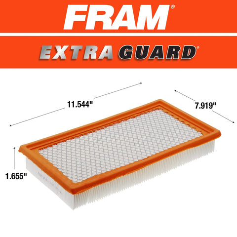 Extra Guard CA10242 Engine Air Filter Replacement For Ford Lincoln Mazda Mercury Models Up To 12 Months Or 12 000 Miles Of Filter Protection