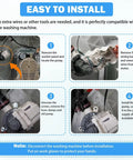 Step-by-step guide to installing Direct Fit Washer Drain Pump Replacement for Whirlpool Kenmore Maytag Crosley Washing Machines.