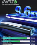 Beefy Level 2 40A EV Charger For Tesla With 25 Ft Cable 240V NEMA 14 50 Plug ETL Listed NACS Connector featuring 9.6kW capacity
