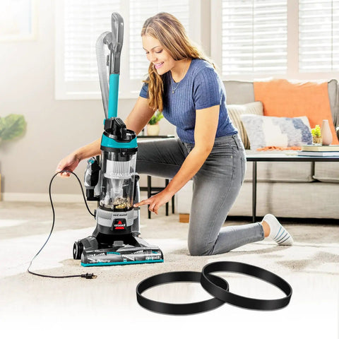 Two Pack Heavy Duty Vacuum Belts For PowerForce Helix And CleanView Rewind Upright Bagless Vacuums Fits Models 3313 3332 3334 3335 3533 3534 3536 3674 3675 3676 36762 Part 3031120 Style 7 9 10 12 14 on vacuum cleaner