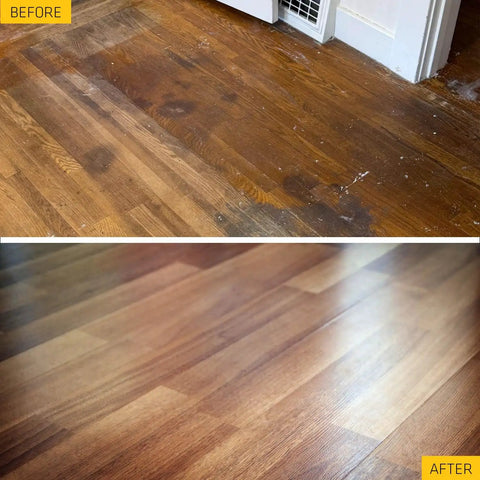 Professional Wood Floor Gap Repair Adhesive White No Set Time Bond For Engineered Wood Floors Stops Popping And Gaps Easy To Apply For Pros And DIYers 1 Qt