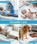 Top Shelf Super Absorbent Disposable Adult Bed Pads, Extra Large Heavy Duty Incontinence Underpads, Waterproof Chux Sheets For Elderly And Pets, Solid Protection Mattress Covers 30 Count used for patient care, baby changing, elder support, and dog training.