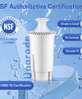 Water Filter Replacement for Brita Pitchers and Dispensers, NSF Certified, compatible with Classic OB03 and Mavea 107007, 3 Pack