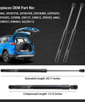 Chevrolet Traverse Rear Liftgate Lift Supports Gas Struts Pair 2009 Through 2017 2 Piece Set OEM Replacement Heavy Duty
