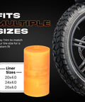 Heavy Duty Fat Bike Tire Liner Kit Two Pack Polyurethane Tube Protector For 20x4 24x4 And 26x4 Inches