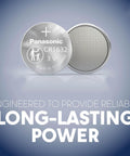 Real Deal CR1632 3 Volt Lithium Coin Cell Batteries Four Pack highlighting battery design and size for fobs, watches, and cars.