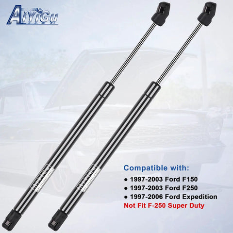 Front Hood Struts Shocks Lift Supports Gas Springs For Ford F150 F250 1997 To 2003 And Expedition 1997 To 2006 Replacement SG404016