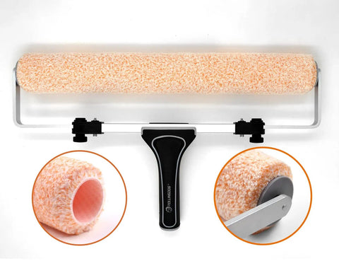 18 Inch Microfiber Paint Roller Covers Three Eighths Inch Nap Pack Of 3 For Smooth To Semi Smooth Surfaces
