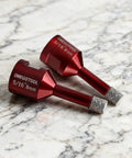 5/16 Inch 2 Pack Diamond Hole Saw Bits Heavy Duty Workhorse Core Drill Set on marble surface, sharp diamond tips for precise cuts.
