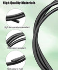 Flexible Drive Shaft For Outdoor Power Tools Compatible With FS36 FS38 FS40 FS40C FS44, black coiled cable