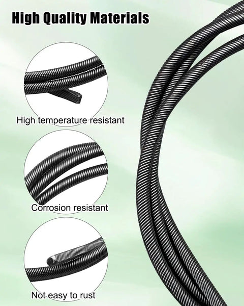Flexible Drive Shaft For Outdoor Power Tools Compatible With FS36 FS38 FS40 FS40C FS44, black coiled cable