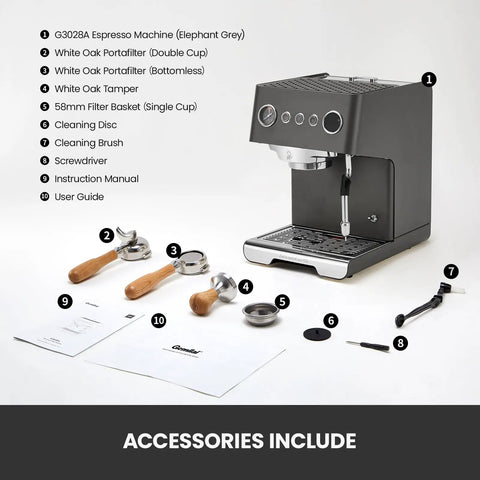 Pro Grade 15 Bar Espresso Machine With Adjustable Pressure And Auto Milk Frother Dual PID Temp Control 550ml Boiler And 57oz Tank