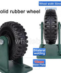 Heavy Duty Industrial Casters 6 And 8 Inch Set Of 4 Rock Solid Swivel Units With Heavy Locking Brakes Solid Rubber Wheels mounted on 10mm base plate.