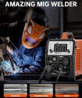Welder using Multifunctional Welder Plasma Cutter Combo with 200A 220V Inverter and aluminum pulse MIG TIG stick gas and flux core