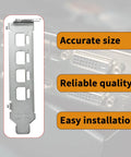 Fits Like A Glove 3 Piece Low Profile Short Gpu Bracket Compatible With Nvidia Quadro Nvs510 T1000 T600 P400 P1000 P600 P620 K1200 workstation card, steel material.