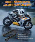 Motorcycle with 8mm Swingarm Spools Sliders Stand Universal M8 Black for most sport bikes street bikes 600cc 1000cc models like CBR GSXR ZX SV Daytona.