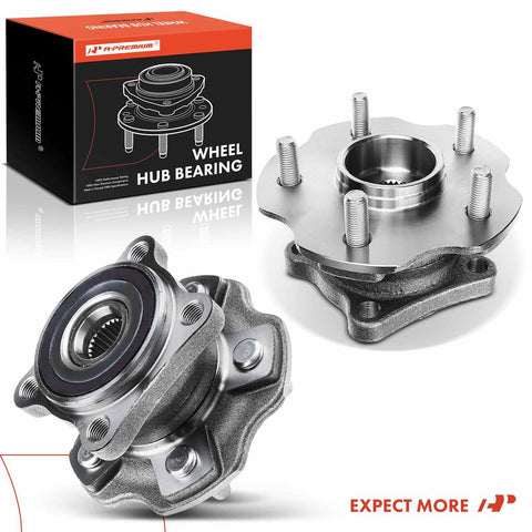 2 Pack Rear Wheel Bearing And Hub Assembly For Toyota Highlander Sienna And Lexus RX Series 5 Lug AWD Replacement Kit