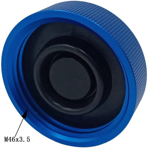 Aluminum Brake Master Cylinder Reservoir Cap Replacement For Ford F-Series Transit Fusion Edge And Lincoln Vehicles, blue anodized