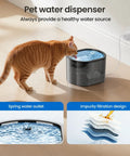 Smart Automatic Pet Feeder And Water Fountain For Cats And Dogs With Wifi App Control And Voice Recorder Keeps Kibble Crisp And Makes Daily Meals An Absolute Breeze For Pet Parents with cat drinking from water dispenser.
