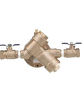 Badass 3/4 Inch Reduced Pressure Zone Assembly Bronze Lead Free Backflow Preventer For Potable Water Protection with valves.