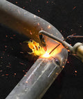 Welding sparks against Beat The Heat High Temp Welding Blanket 6mm Thick Carbon Felt Insulation for home garage shop protection