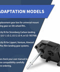 Beefy Aluminum Fifth Wheel Landing Gear Box For RVs And Campers Universal Mount OEM Standard Gearbox detail view