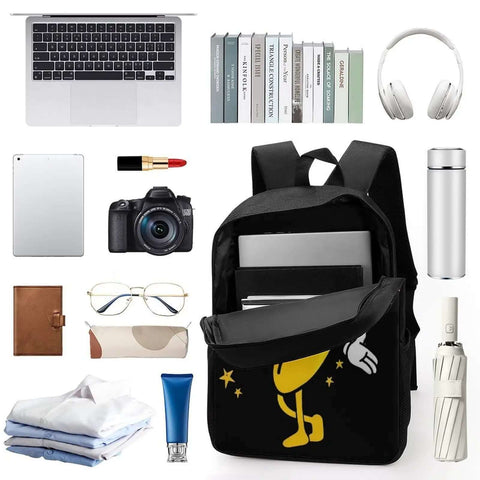 Cool Banana Style Backpack For Men And Women Go To Everyday Travel And Hiking 17 Inch Capacity With Durable 600D Oxford Fabric