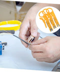 Rugged Heavy Duty Electric Wire Stripper Go To Tool For Fast Cutting Crimping And Peeling Tasks On Network Data Cables in use.