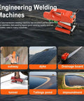 Tough As Nails Pro Grade Hot Wedge Plastic Welder For Pond Liners And HDPE Geomembrane Sealing With 1100W Crawling Rig and Dual Rubber Wheels for PVC PE EVA Sheets used in tunnel welding.