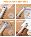 Beefy Heavy Duty Hand Held Hole Punch With 2 Inch Reach One Eighth Inch Hole Long Paper Punch for various materials