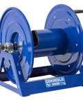Heavy Duty Hand Crank Steel Hose Reel 1125-4-200 Series, Built Tough 1/2 Inch By 200 Feet, 3000 PSI, All Welded Steel A Frame, Blue