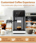 Total Game Changer Super Automatic Espresso Machine With Built In Grinder And 15 Custom Settings For Barista Grade Lattes And Smooth Americanos Making Home Brewing A Sweet Treat on modern kitchen counter.